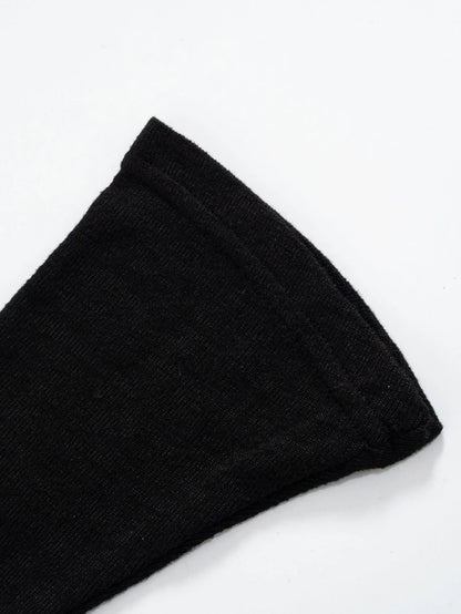 Solid-Coloured Lace-Up Tops Casual Long Sleeve Shirts for Women Slim Short One-Piece Collar Women Clothing Slim Tight Streetwear